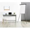 imageAmazon Basics High Boardroom Black Aluminum Flipchart Whiteboard and Display Easel Stand with Adjustable Height Telescope Tripod Black 37 x 18 x 28 InchesHeavy Duty Board Easel