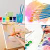 imageAmazon Basics PBT Paint Brushes for Acrylic Oil Watercolor 10 Different Sizes Brush Set BlueBlue