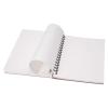 imageAmazon Basics Sketch Pad 9quotx12quot 67 lb  100 gsm 100 Sheets White55x85