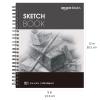 imageAmazon Basics Sketch Pad 9quotx12quot 67 lb  100 gsm 100 Sheets White9x12