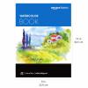 imageAmazon Basics Watercolor Pad 9quotx12quot 140 lb  300 gsm 30 Sheets White9x12