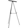 imageAmazon Basics High Boardroom Black Aluminum Flipchart Whiteboard and Display Easel Stand with Adjustable Height Telescope Tripod Black 37 x 18 x 28 InchesLightweight Board Easel