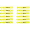 imageAmazon Basics Highlighters 12 Pack Assorted Colors Chisel Tip Office and School SuppliesYellow