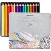 imageAmazon Basics Premium Colored Pencils 24 Count Soft Core Multicolor Back to School Supplies Pack of 124 Count Pack of 1
