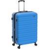 imageAmazon Basics 30Inch Hardside Checked Luggage Hardshell Suitcase With Wheels Expandable For Up to 15 More Space With ScratchResistant Surface Four Multidirectional Wheels Rose GoldLight Blue