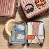 imageAmazon Basics 30Inch Hardside Checked Luggage Hardshell Suitcase With Wheels Expandable For Up to 15 More Space With ScratchResistant Surface Four Multidirectional Wheels Rose GoldRose Gold