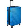 imageAmazon Basics 30Inch Hardside Checked Luggage Hardshell Suitcase With Wheels Expandable For Up to 15 More Space With ScratchResistant Surface Four Multidirectional Wheels Rose GoldLight Blue