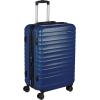 imageAmazon Basics 30Inch Hardside Checked Luggage Hardshell Suitcase With Wheels Expandable For Up to 15 More Space With ScratchResistant Surface Four Multidirectional Wheels Rose GoldNavy Blue