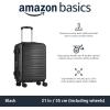 imageAmazon Basics 30Inch Hardside Checked Luggage Hardshell Suitcase With Wheels Expandable For Up to 15 More Space With ScratchResistant Surface Four Multidirectional Wheels Rose GoldBlack