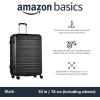 imageAmazon Basics 30Inch Hardside Checked Luggage Hardshell Suitcase With Wheels Expandable For Up to 15 More Space With ScratchResistant Surface Four Multidirectional Wheels Rose GoldBlack