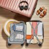 imageAmazon Basics 30Inch Hardside Checked Luggage Hardshell Suitcase With Wheels Expandable For Up to 15 More Space With ScratchResistant Surface Four Multidirectional Wheels Rose GoldRose Gold