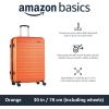 imageAmazon Basics 30Inch Hardside Checked Luggage Hardshell Suitcase With Wheels Expandable For Up to 15 More Space With ScratchResistant Surface Four Multidirectional Wheels Rose GoldOrange