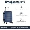 imageAmazon Basics 30Inch Hardside Checked Luggage Hardshell Suitcase With Wheels Expandable For Up to 15 More Space With ScratchResistant Surface Four Multidirectional Wheels Rose GoldNavy Blue