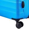 imageAmazon Basics 30Inch Hardside Checked Luggage Hardshell Suitcase With Wheels Expandable For Up to 15 More Space With ScratchResistant Surface Four Multidirectional Wheels Rose GoldLight Blue