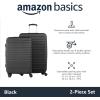 imageAmazon Basics 30Inch Hardside Checked Luggage Hardshell Suitcase With Wheels Expandable For Up to 15 More Space With ScratchResistant Surface Four Multidirectional Wheels Rose GoldBlack