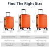 imageAmazon Basics 30Inch Hardside Checked Luggage Hardshell Suitcase With Wheels Expandable For Up to 15 More Space With ScratchResistant Surface Four Multidirectional Wheels Rose GoldOrange