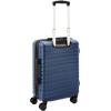 imageAmazon Basics Carry On Luggage Hardside 20inch Spinner with ScratchResistant Surface BlackNavy Blue