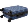 imageAmazon Basics Carry On Luggage Hardside 20inch Spinner with ScratchResistant Surface BlackNavy Blue