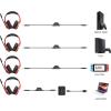 imageAmazon Basics Gaming Headset for PC and Consoles Xbox PS4 with Desktop Mixer  Red