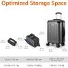 imageAmazon Basics Hardside CarryOn Spinner 4piece set BlackBlack