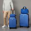 imageAmazon Basics Hardside CarryOn Spinner 4piece set BlackNavy Blue