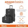 imageAmazon Basics Home Lifestyle Softside Entry Luggage Set 2 Pieces CarryOn 23Inch Tote 15Inch RedBlack