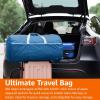 imageAmazon Basics Large Duffel Bag 100L for Travel Travel Bag with Multiple Zippered Pockets Lightweight yet Durable Nylon Material 50Pound Weight Capacity Red 325quotL x 17quotW x 115quotHNavy Blue