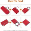 imageAmazon Basics Large Duffel Bag 100L for Travel Travel Bag with Multiple Zippered Pockets Lightweight yet Durable Nylon Material 50Pound Weight Capacity Red 325quotL x 17quotW x 115quotHRed