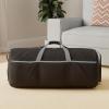 imageAmazon Basics Large Duffel Bag 100L for Travel Travel Bag with Multiple Zippered Pockets Lightweight yet Durable Nylon Material 50Pound Weight Capacity Red 325quotL x 17quotW x 115quotHBlack
