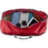 imageAmazon Basics Large Duffel Bag 100L for Travel Travel Bag with Multiple Zippered Pockets Lightweight yet Durable Nylon Material 50Pound Weight Capacity Red 325quotL x 17quotW x 115quotHRed