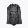imageAmazon Basics Premium Travel Garment Bag with Shoulder Strap for Suits and Dresses Trifold 211 inch Black SolidBlack