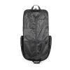 imageAmazon Basics Premium Travel Garment Bag with Shoulder Strap for Suits and Dresses Trifold 211 inch Black SolidBlack