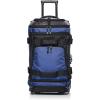 imageAmazon Basics Rolling Duffel Bag with Wheels Ripstop Luggage for Traveling Telescoping Handle 30quot BlackBlue
