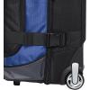 imageAmazon Basics Rolling Duffel Bag with Wheels Ripstop Luggage for Traveling Telescoping Handle 30quot BlackBlue