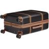 imageAmazon Basics Rolling Luggage Bag Wheels 267inch Vienna Spinner Suitcase Expandable BlackBlack