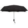 imageAmazon Basics Round Automatic Travel Small Compact Umbrella with Wind Vent Black One SizeBlack