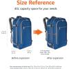 imageAmazon Basics Travel Backpack Carry On Flight Approved Lightweight Expandable Dual Use as Backpack or Shoulder Bag NavyNavy