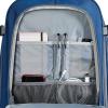imageAmazon Basics Travel Backpack Carry On Flight Approved Lightweight Expandable Dual Use as Backpack or Shoulder Bag NavyNavy