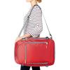 imageAmazon Basics Travel Backpack Carry On Flight Approved Lightweight Expandable Dual Use as Backpack or Shoulder Bag NavyRed