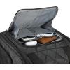 imageAmazon Basics Underseat Carry On Luggage with Wheels  14Inch Rolling Travel Bag BlackBlack Quilted