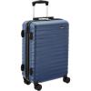 imageAmazon Basics Carry On Luggage Hardside 20inch Spinner with ScratchResistant Surface BlackNavy Blue