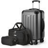 imageAmazon Basics Hardside CarryOn Spinner 4piece set BlackBlack