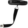 imageAmazon Basics Portable Digital Luggage Scale for Travel Hanging Baggage Scale Suitcase Weight Scale with Battery Included Digital Display Flexible and Sturdy Strap 110 LBS Load one Size Black
