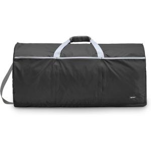 imageAmazon Basics Large Duffel Bag 100L for Travel Travel Bag with Multiple Zippered Pockets Lightweight yet Durable Nylon Material 50Pound Weight Capacity Red 325quotL x 17quotW x 115quotHBlack