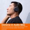 imageAmazon Basics Bluetooth Headphones with Microphone Wireless On Ear 35 Hour Playtime Foldable One Size Black