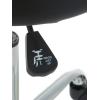 imageAmazon Basics Drafting Spa Bar Stool with Wheels Height Adjustable Swivel Black 2205quot D x 2283quot W x 1988quot H