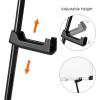 imageAmazon Basics Easel Display Stand Instant Floor Poster Lightweight Collapsible and Portable with Tripod Base Black Steel supports 5 pounds
