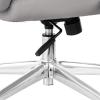 imageAmazon Basics Executive Desk Chair 275lb Capacity Oversized Cushion Grey Bonded Leather 2913quotD x 252quotW x 4311quotHGrey