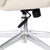 imageAmazon Basics Executive Desk Chair 275lb Capacity Oversized Cushion Grey Bonded Leather 2913quotD x 252quotW x 4311quotHIvory