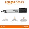 imageAmazon Basics Large Chisel Tip Permanent Markers Black 12PackBlack